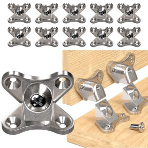 Zinc Alloy Removable Corner Brace Bracket