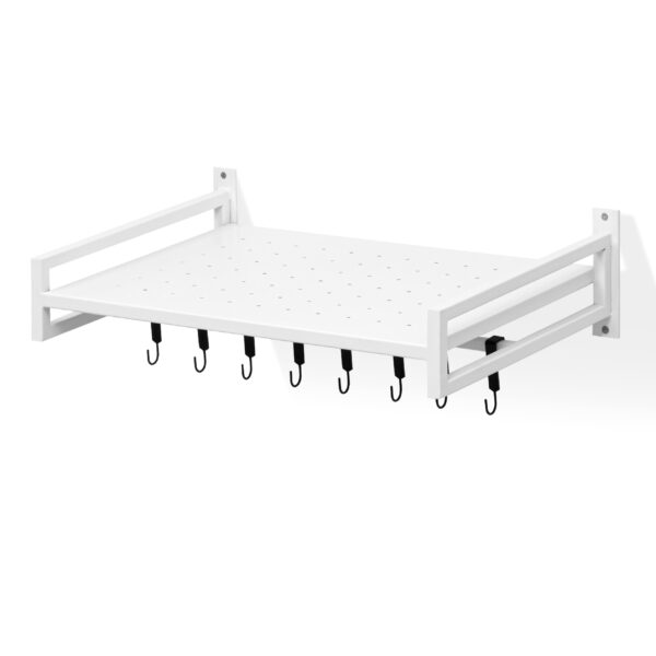 Metal Universal Microwave Oven Fix Stand-White