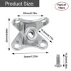 Zinc Alloy Removable Corner Brace Bracket