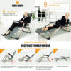 Foldable Alloy Steel Recliner Chair