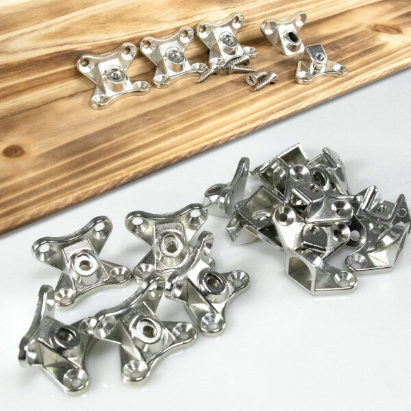 Zinc Alloy Removable Corner Brace Bracket