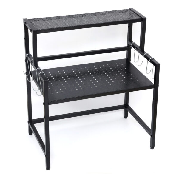 2 Tier Metal Microwave Stand