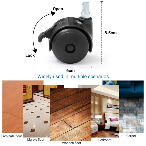 Plastic Caster Wheels