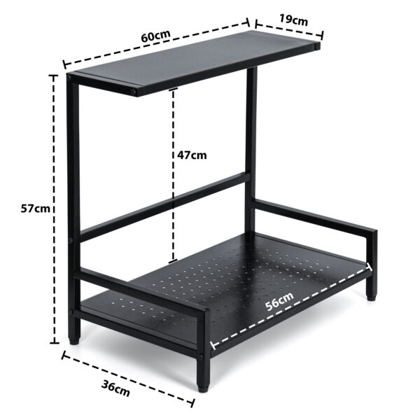 2 Tier Metal Microwave Stand