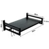 Microwave Oven Wall Mount Stand - Black