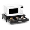 Metal Microwave Oven Stand Drawer