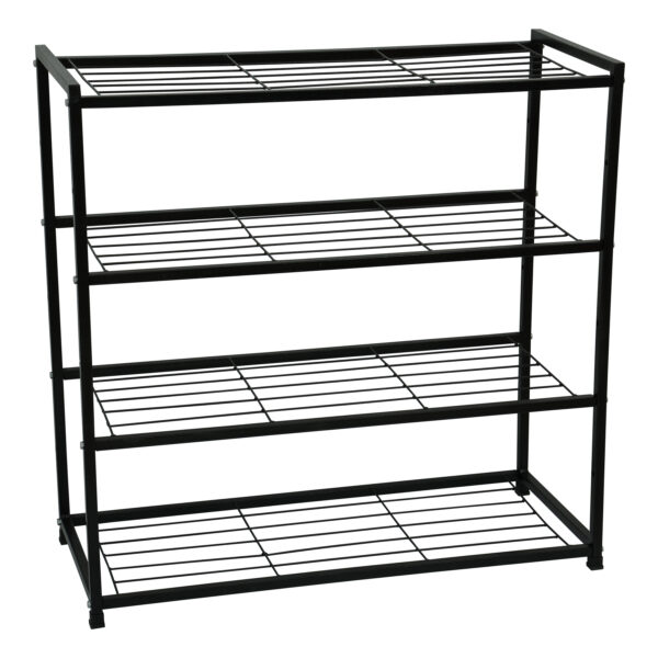 4 Tier Metal Adjustable Shoe Rack