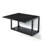 2 Tier Microwave Oven Wall Mount Metal Stand