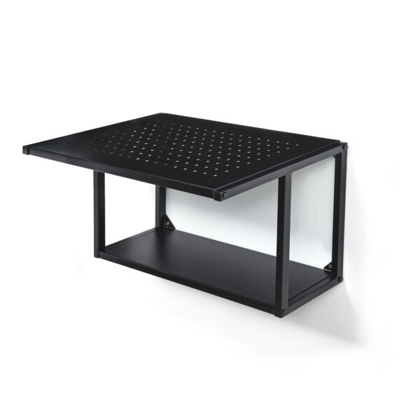 2 Tier Microwave Oven Wall Mount Metal Stand