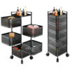 360° Revolving Kitchen Storage Trolley