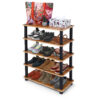 TNT 5-Tier Wooden Shoe Rack