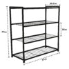 4 Tier Metal Adjustable Shoe Rack