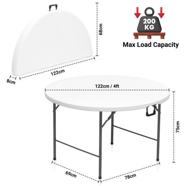 4 Ft Plastic Folding Table