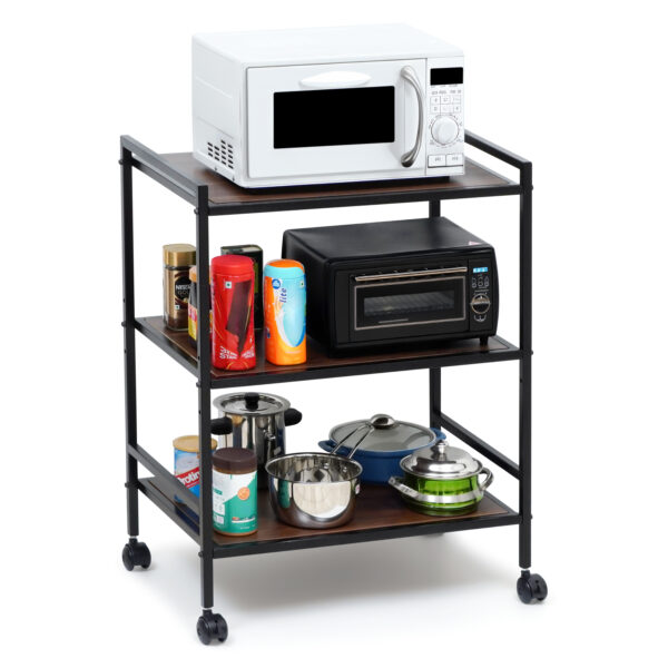 Wooden 3 Tier Kitchen Storage Rack