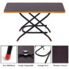 Wooden Metal Brown Center Table