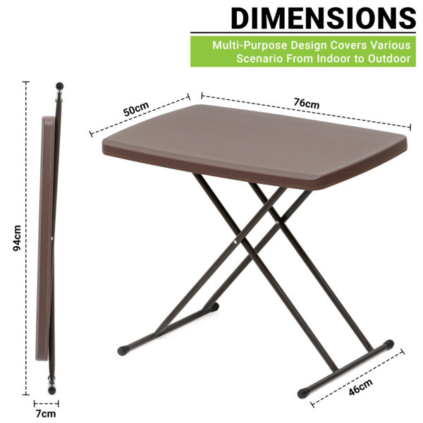 Multipurpose Adjustable & Foldable Table