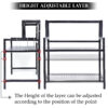 2 Tier Metal Microwave Stand