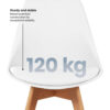 Dining Chair with Cushioned Pad