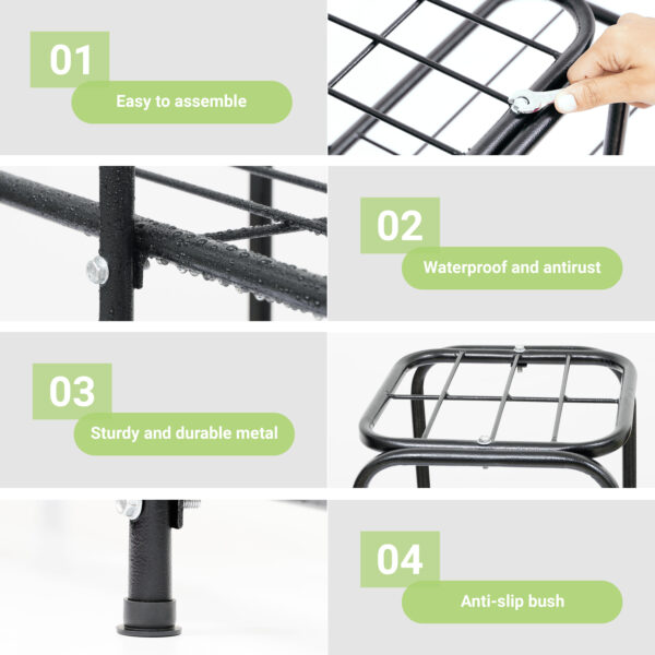 Metal 4 Tier Plant Stand