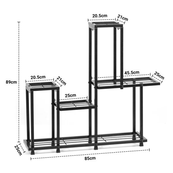 Metal 5 Tier Plant Stand For Balcony