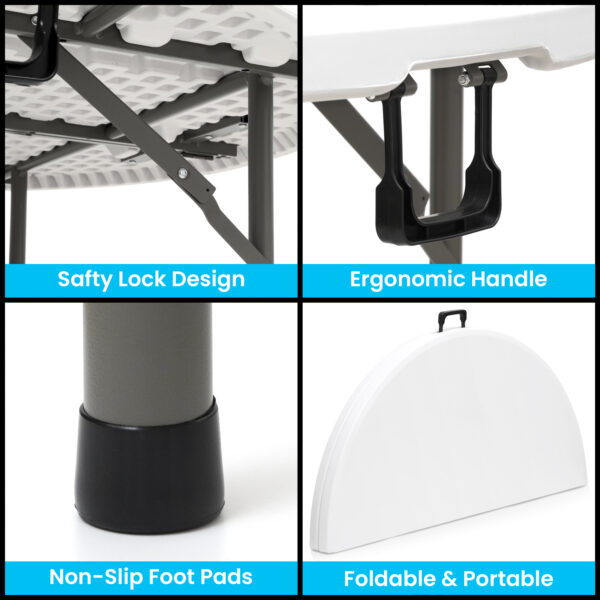 4 Ft Plastic Folding Table