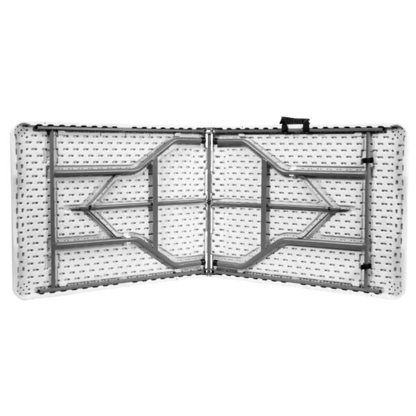 6 Ft Plastic Folding Table with Metal Frame