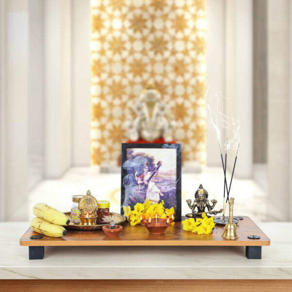 TNT Wooden Pooja Stand