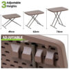 Multipurpose Adjustable & Foldable Table