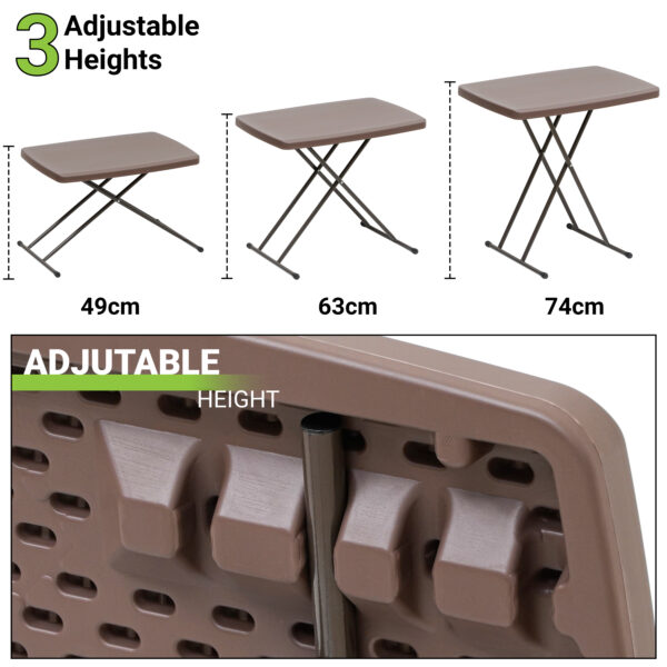 Multipurpose Adjustable & Foldable Table