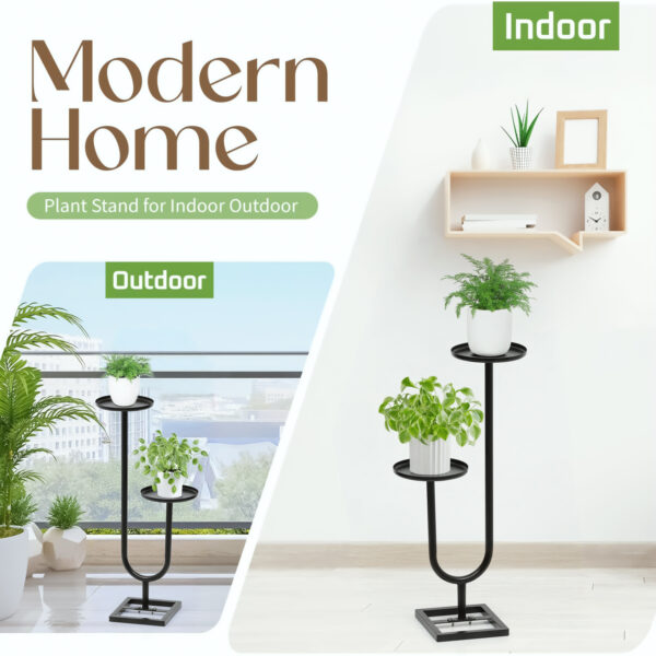 2 Tier U Shaped Plant Stand