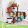 Metal 4 Tier Plant Stand