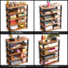 TNT 5-Tier Wooden Shoe Rack