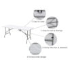 6 Ft Plastic Folding Table with Metal Frame
