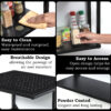 2 Tier Microwave Oven Wall Mount Metal Stand