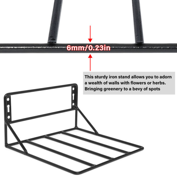 Wall Mount Flower Pot Stand