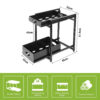 2-Tier Multipurpose Under Sink Cabinet Organizer