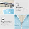 5 Shelf Stainless Steel Portable Wardrobe