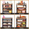 TNT 4-Tier Wooden Shoe Rack
