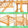 4-Tier Bamboo Wooden Plant Stand