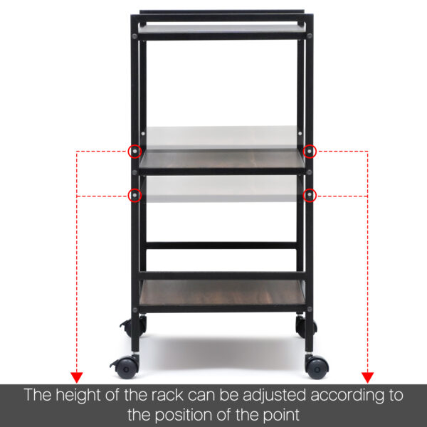 Wooden 3 Tier Kitchen Storage Rack