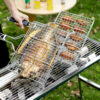 Portable & Foldable BBQ Grilling Net Basket