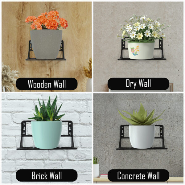 Wall Mount Flower Pot Stand