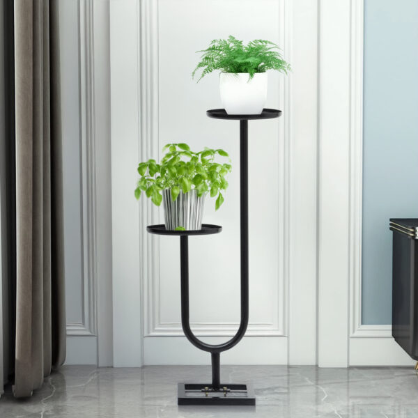 2 Tier U Shaped Plant Stand