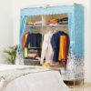 5 Shelf Stainless Steel Portable Wardrobe