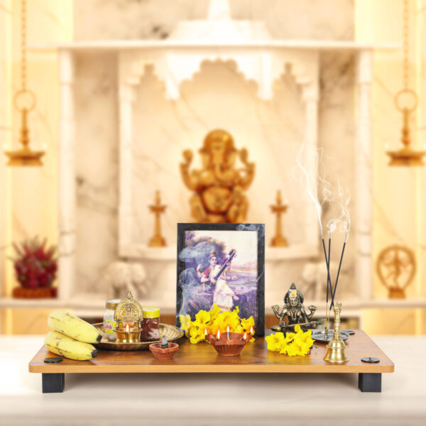 TNT Wooden Pooja Stand