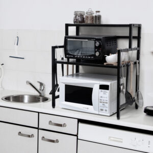 2 Tier Metal Microwave Stand
