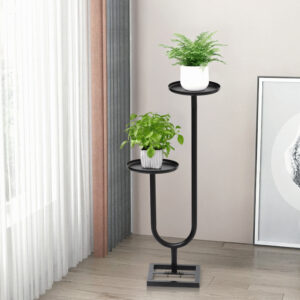 2 Tier U Shaped Plant Stand