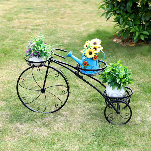 Bicycle Metal Plant Holder