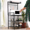 4 Tier Adjustable Metal Microwave Oven Stand