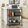 Wooden 3 Tier Kitchen Storage Rack